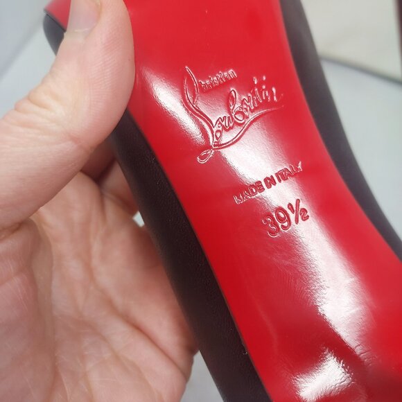 CHRISTIAN LOUBOUTIN So Kate Black Pump Heel Shoe - Picture 4 of 12